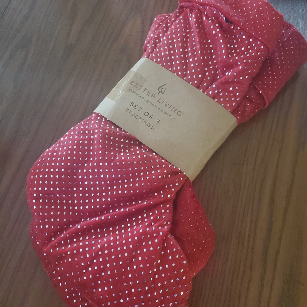 Better living set of 3 Christmas stockings
